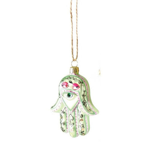 Hand of Fatima - Cody Foster Ornament - 3-1/4-in - Mellow Monkey