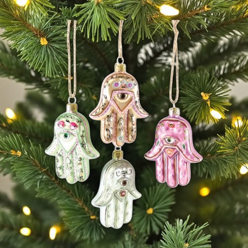 Hand of Fatima - Cody Foster Ornament - 3-1/4-in - Mellow Monkey