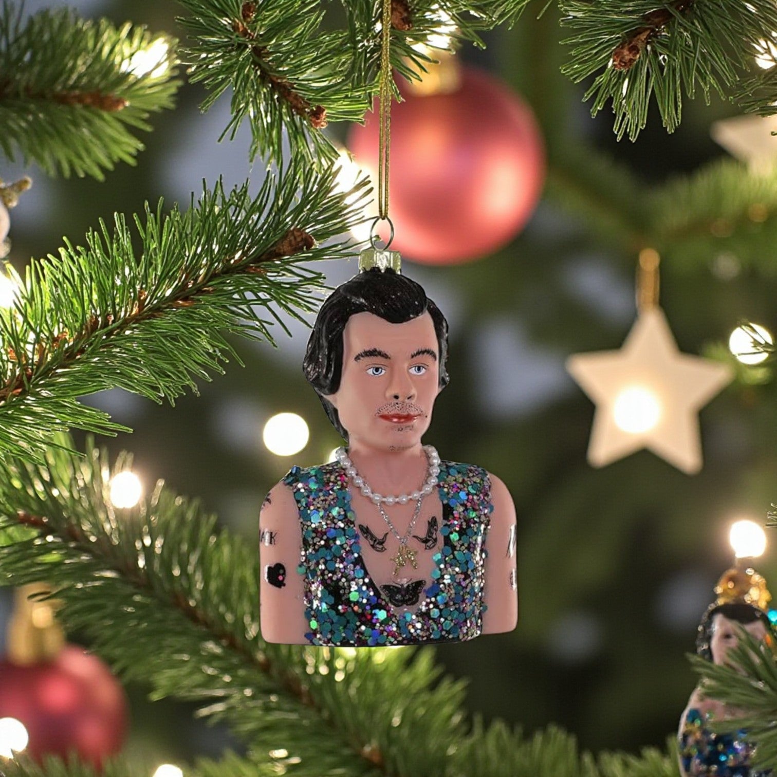 Fruit Man Popstar - Cody Foster Ornament - 5-in - Mellow Monkey