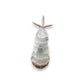 Sea Glass Christmas Tree With Starfish - 6 In. - Hint of Teal - Mellow Monkey