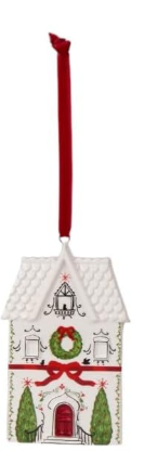 City House Ornament - December Diamonds Holiday Ornament - Mellow Monkey