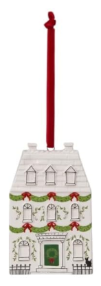 City House Ornament - December Diamonds Holiday Ornament - Mellow Monkey