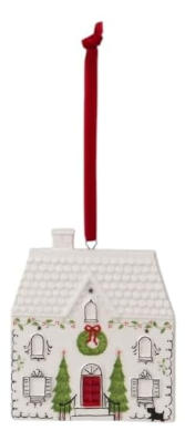 City House Ornament - December Diamonds Holiday Ornament - Mellow Monkey