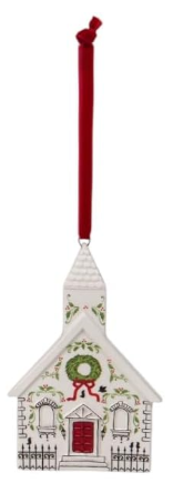 City House Ornament - December Diamonds Holiday Ornament - Mellow Monkey