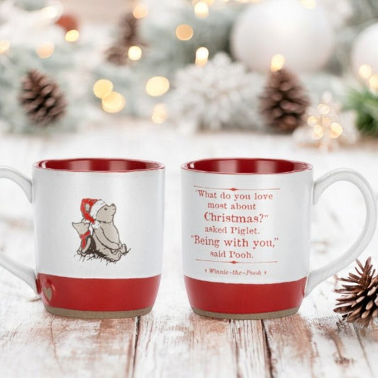 Being with You Holiday Mug - Winnie the Pooh - 14-oz. - Mellow Monkey