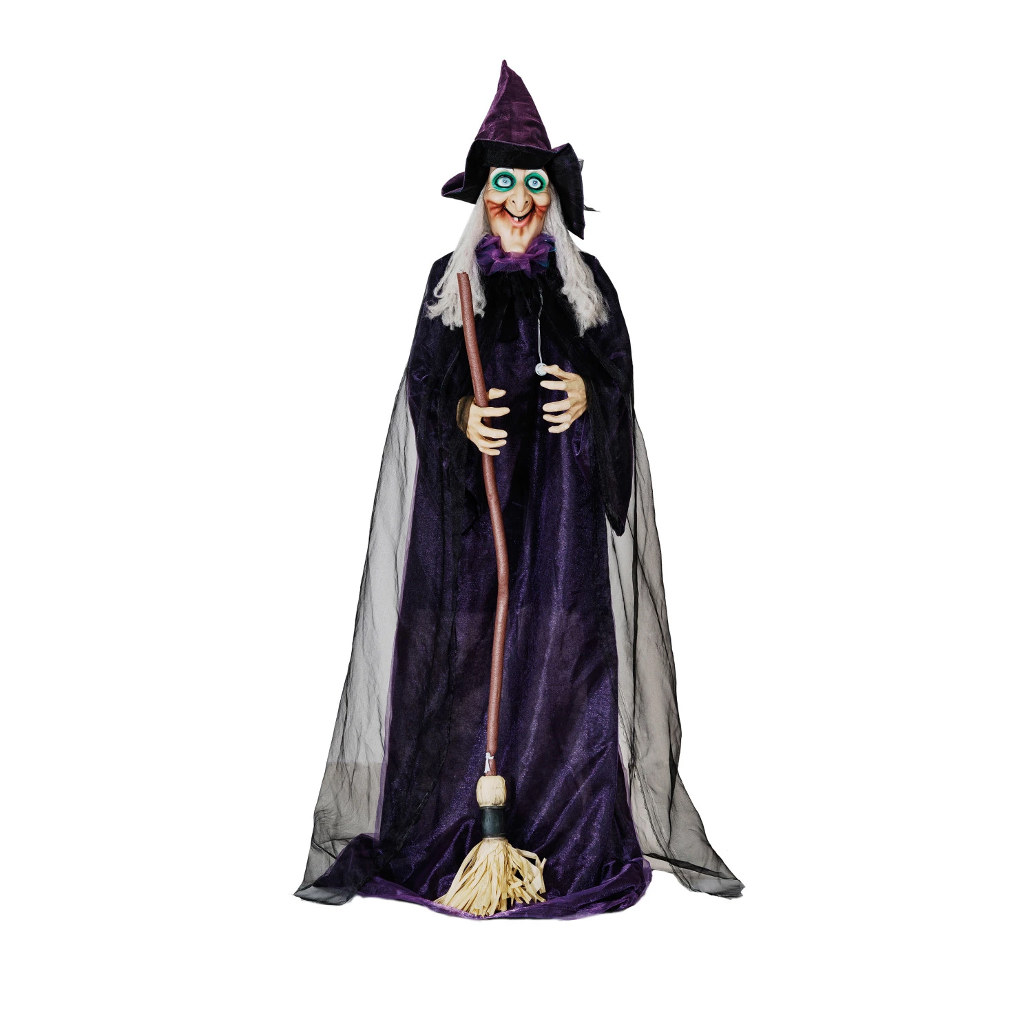 Motion Activated Standing Animated Witch with Lights & Sound - Mellow Monkey