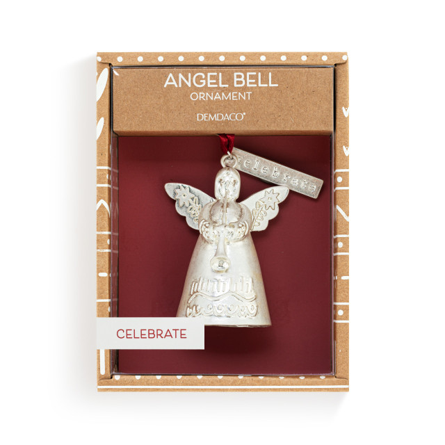 Celebrate - Mini Bell Angel Ornament - Mellow Monkey