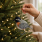 Chickadee Bird Ornament - 4-1/4-in