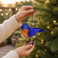 Bluebird Bird Ornament - 4-1/4-in