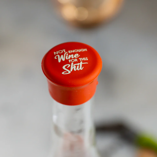 Not Enough Wine - Capabunga Wine Bottle Top Seal - Mellow Monkey