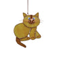 Tan Cat Suncatcher - 7-in - Mellow Monkey