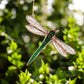 Green Dragonfly Suncatcher - 7-in - Mellow Monkey
