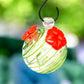 Glass Hummingbird Feeder - Green Swirl - Mellow Monkey