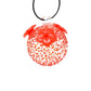 Glass Hummingbird Feeder - Red Textured - Mellow Monkey
