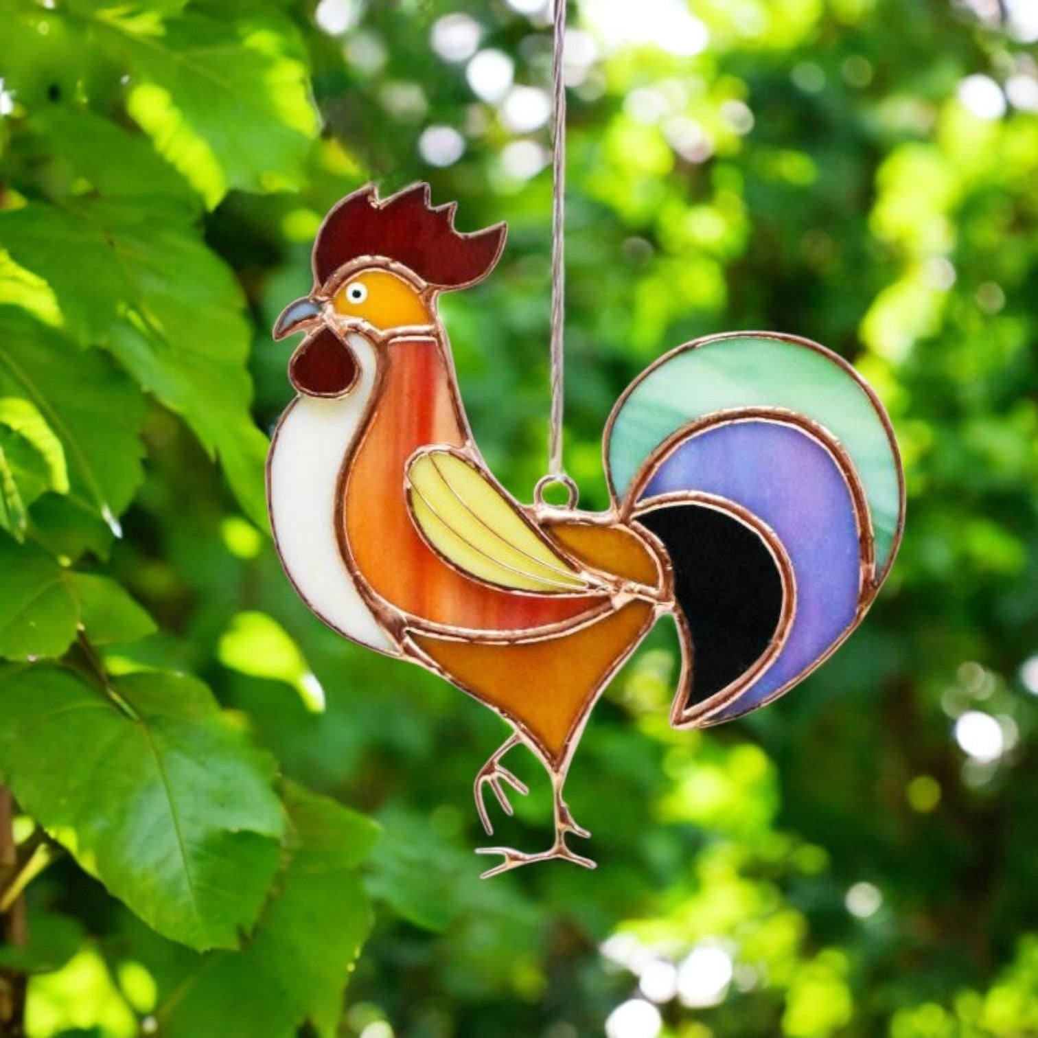 Mellow Monkey Rooster Suncatcher - Thumbnail 2