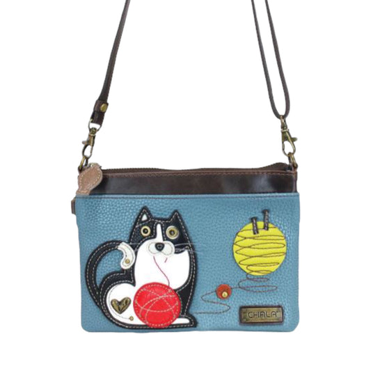 Chala mauve owl shoulder crossbody bag - clothing & accessories