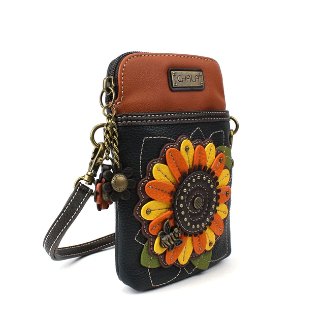 Sunflower - Chala Cellphone Crossbody - Mellow Monkey