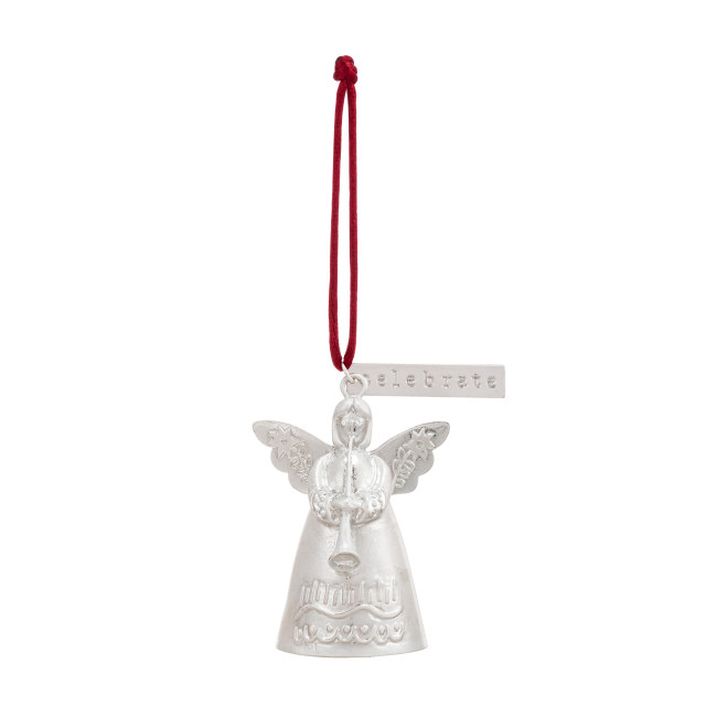 Celebrate - Mini Bell Angel Ornament - Mellow Monkey