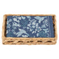 WOVEN GUEST TOWEL NAPKIN HOLDER W/ PAPER NAPKINS S
