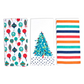 Festive Holiday Cotton Kitchen Towels - Set of 3 - Mellow Monkey