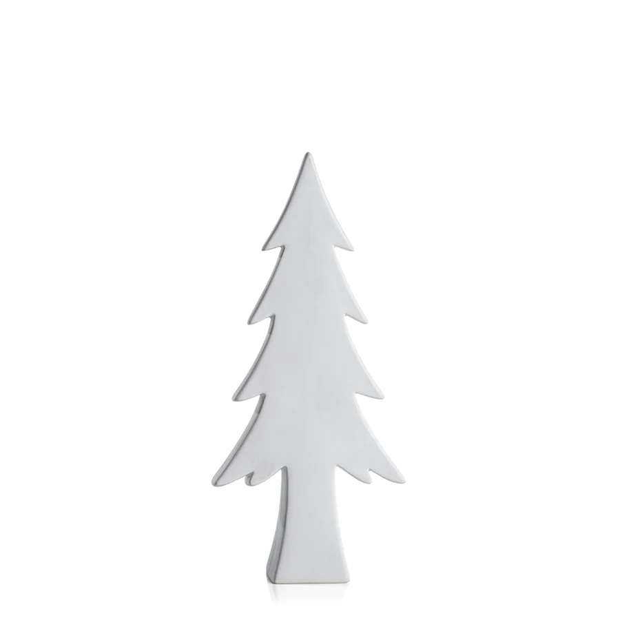 Matt White Decorative Tree - Mellow Monkey