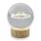 Saturn Night Light – Glass Orb - 3-in - Mellow Monkey