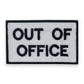 Out Of Office - Embroidered Iron on Patch - 3-1/4-in - Mellow Monkey