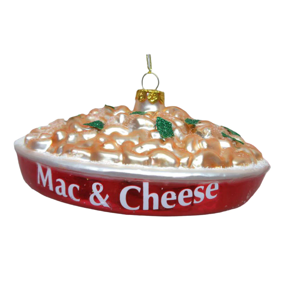 Mac N Cheese Dish - December Diamonds Holiday Ornament - Mellow Monkey