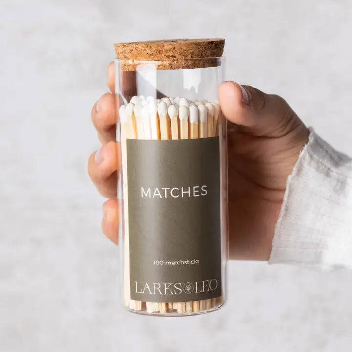 Decorative Matches in Glass Jar - Mellow Monkey