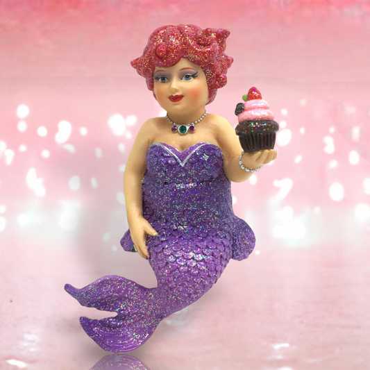 December Diamonds Miss Cupcake Collectible Ornament 55-55057 - Mellow Monkey