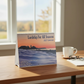 Mellow Monkey 2027 Lordship For All Seasons spiral bound calendar featuring a snowy sunset lighthouse photograph