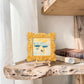 Mellow Monkey Muddies 3D wall frame painting kit featuring a textured sunrise masterpiece in an ornate gold frame.