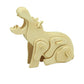 Mellow Monkey 3D wooden puzzle of a hippo with mouth open, made from natural plywood.