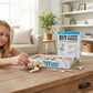 Mellow Monkey 3D wooden sea animal puzzles, including a turtle, shark, dolphin, seahorse, octopus, and clownfish. Made from eco-friendly plywood.