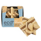 Mellow Monkey Eco Logicals bamboo brain teaser puzzle featuring a star-shaped wooden design in a cardboard box.