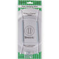 Mellow Monkey Bard's white vinyl-coated wire plate hanger for 10 to 14 inch decorative plates on display packaging.