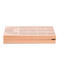 Mellow Monkey beech wood cribbage board with metal hinges and classic scoring track for tactical card games