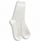 Mellow Monkey Birthday Cake crew socks in a soft, lightweight ribbed knit with a multi-colored confetti pattern.