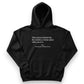 Mellow Monkey black unisex hoodie with