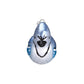 Mellow Monkey Bright Blue Jay Old World Christmas blown glass holiday ornament with glitter accents.