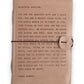 Mellow Monkey Beautiful Darling blush leather artisan journal with unlined pages and a leather tie closure.