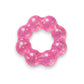 Mellow Monkey Bubblegum Glow Feelzies sensory bracelet in pink with iridescent glitter for stress relief