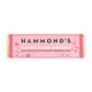 Mellow Monkey Candy Cane Crunch dark chocolate bar in pink festive packaging with peppermint candy cane illustrations
