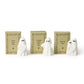 Mellow Monkey pocket-sized white ceramic ghost figurines with matching gift boxes featuring sweet messages