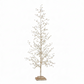 Mellow Monkey 28-inch champagne gold decorative tree with acrylic crystal accents on a sturdy square base