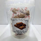 Mellow Monkey Chocolate Salt Water Taffy, individually wrapped chewy candies in a clear bag, 6 oz.