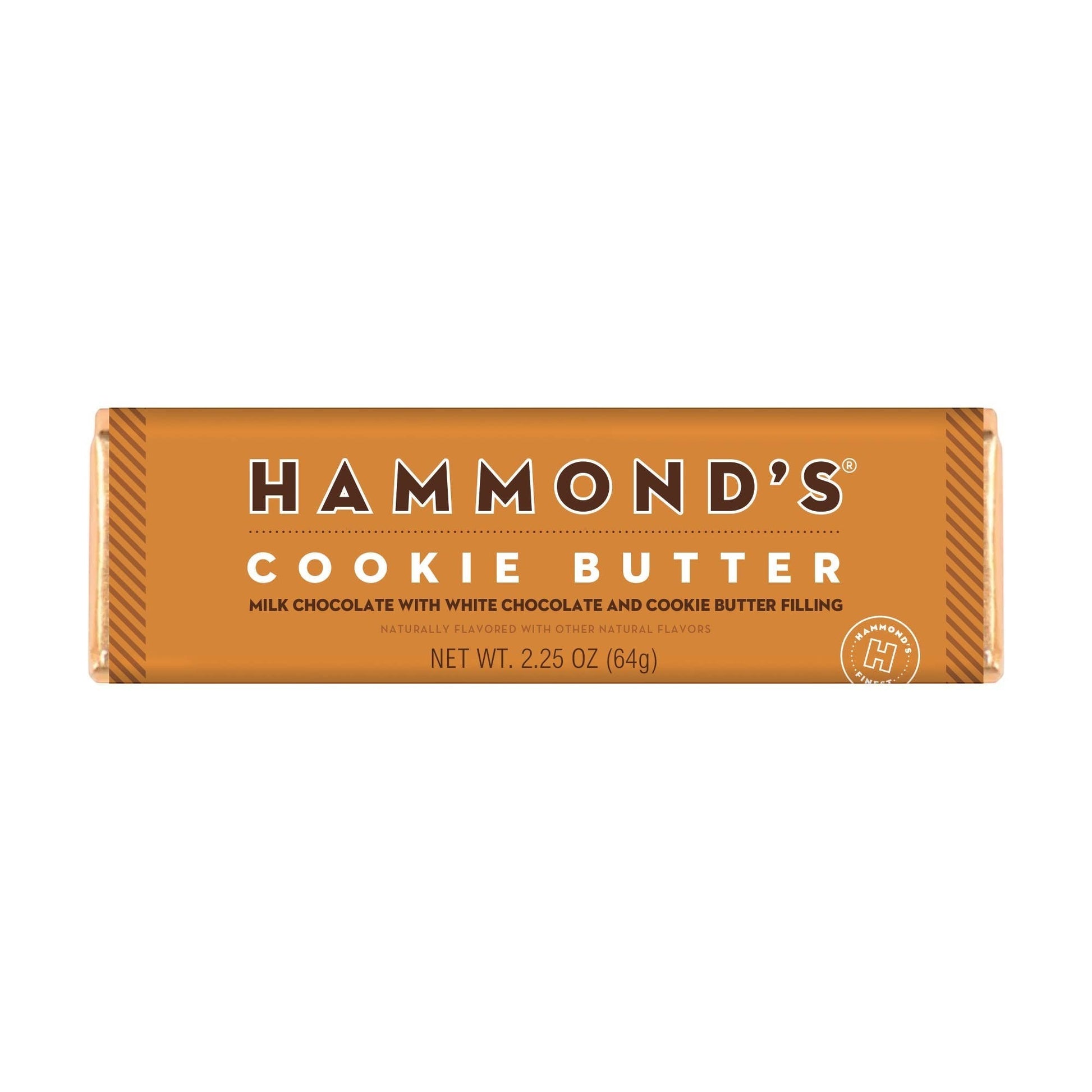 Mellow Monkey Cookie Butter bar with milk chocolate, white chocolate, and cookie butter filling.