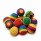 Mellow Monkey premium hand-crocheted multicolored hacky sacks for juggling and stress relief