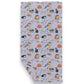 Mellow Monkey cute cats and mice pattern recycled polyester waffle dish towel, 17.75 x 28 inches.