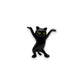 Mellow Monkey 2-inch dancing cat figurines in five unique colors and patterns standing on a white background